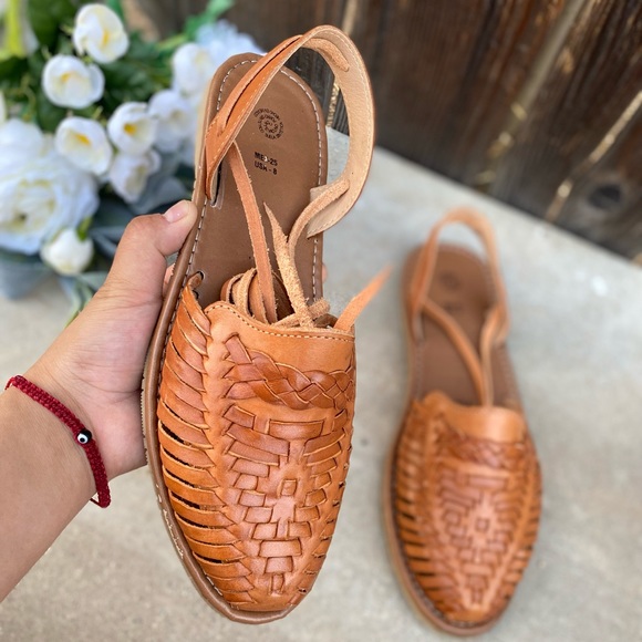 Mexican Huaraches made 100% out of leather - Picture 1 of 3
